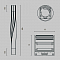 Led Strip ALM-3535R-B-TR-90°-0.4M